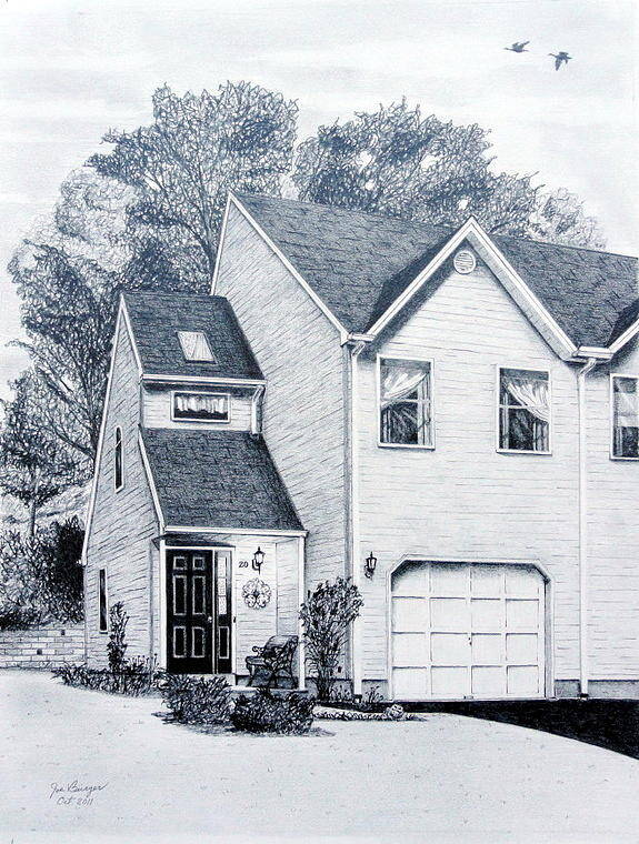 Condo Poster featuring the painting Condo Home by Joseph Burger