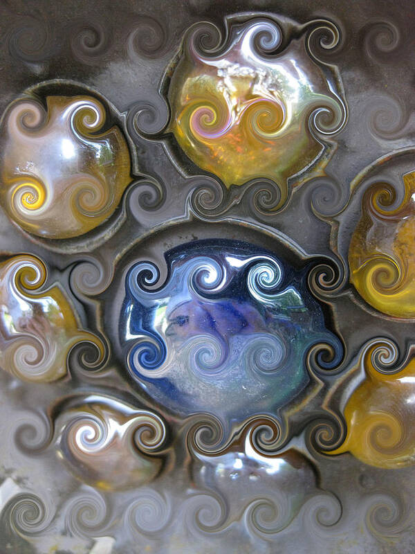 Curl Poster featuring the photograph Curlicue III by Carolyn Jacob