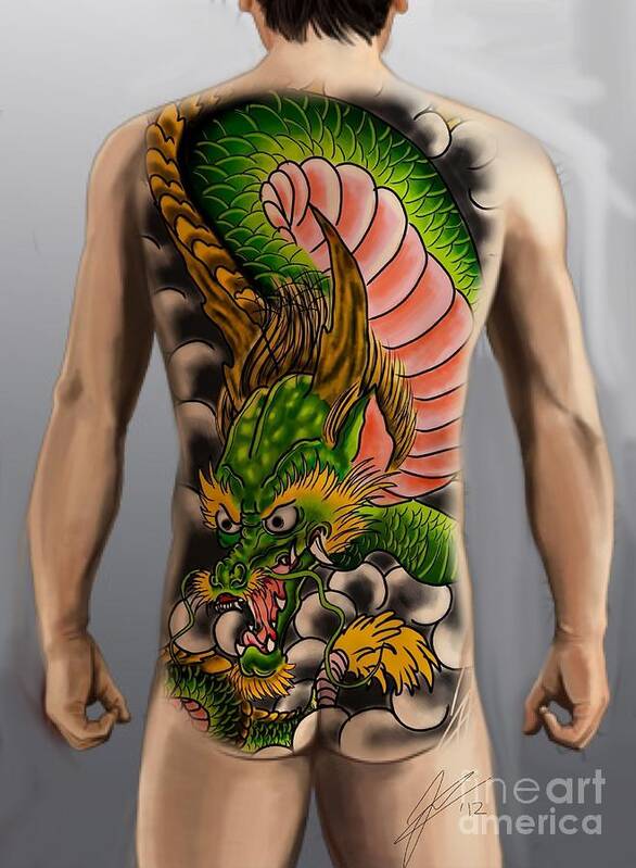 Sun Tattoo Bodysuit (23-15-F-BD015-J528-NUDE-BLUE-R)