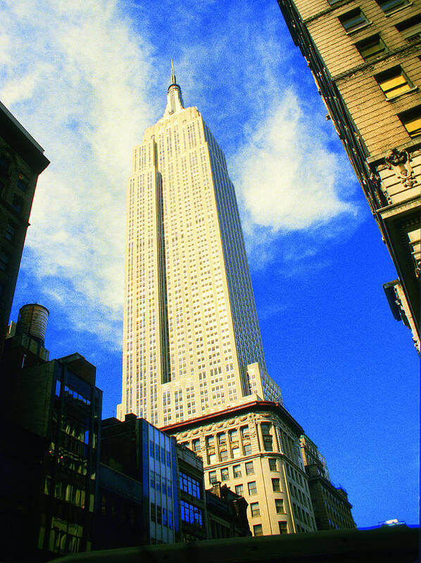 Empire Poster featuring the photograph Empire State Building 1984 by Gordon James