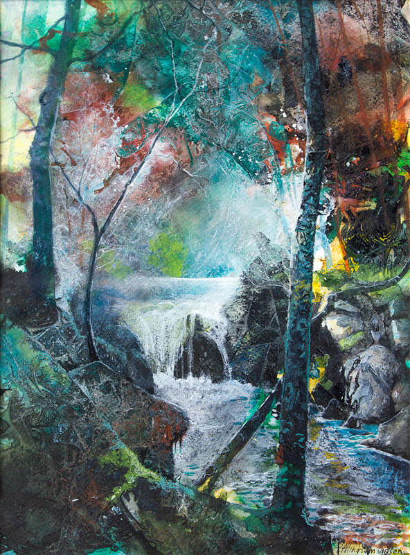 Art Poster featuring the painting Fairy Woods II by Patricia Allingham Carlson