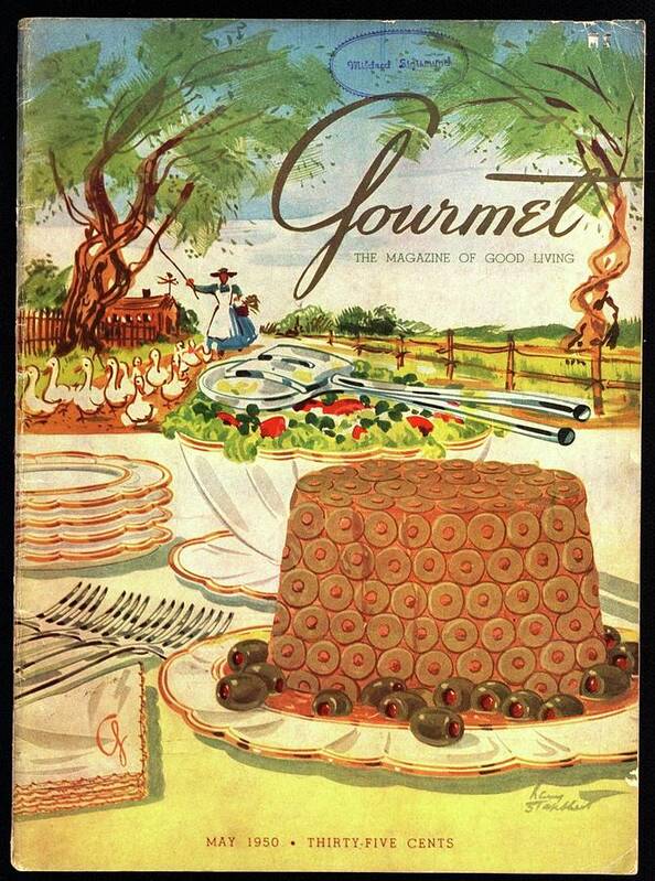 Food Poster featuring the photograph Gourmet Cover Featuring A Buffet Farm Scene by Henry Stahlhut