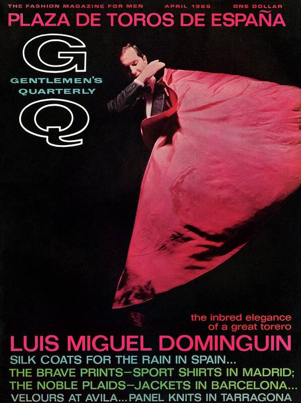 Fashion Poster featuring the photograph Gq Cover Featuring Miguel Dominguin by Carl Fischer