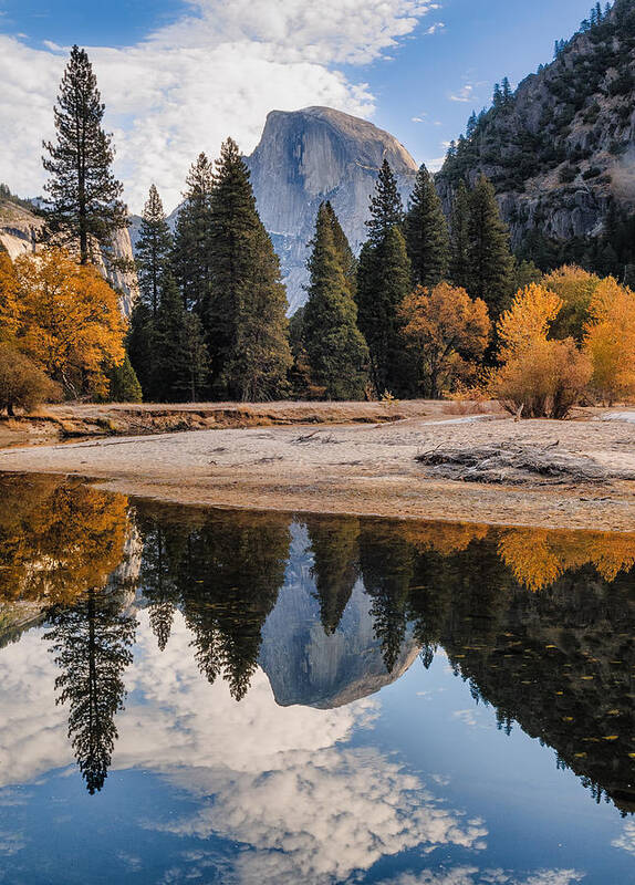 Yosemite Poster featuring the photograph Half Dome Reflection by Joseph Smith