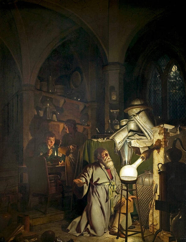 Science Poster featuring the painting Hennig Brand, German Alchemist by Science Source