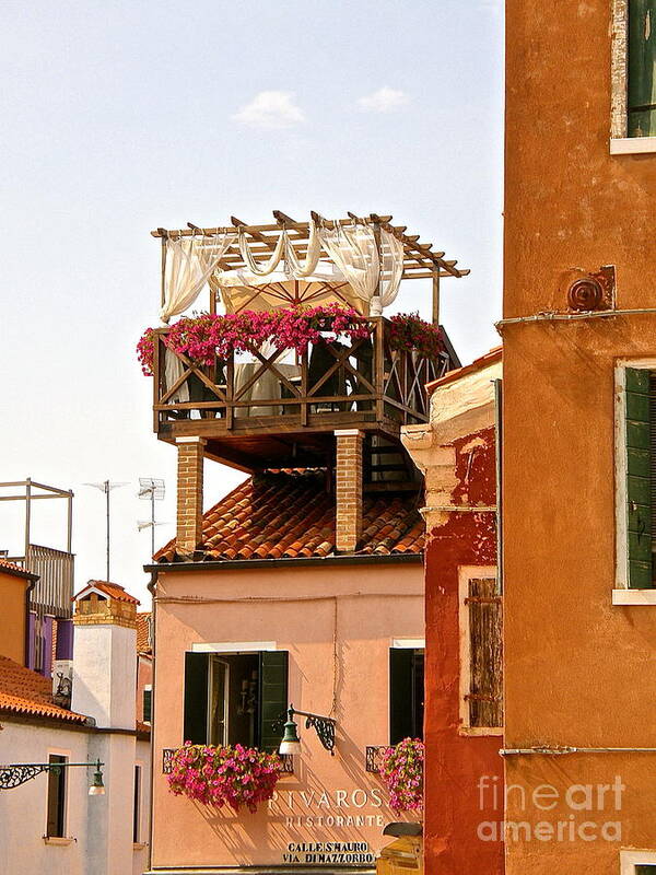  Burano Canvas Prints Poster featuring the photograph Honey moon suite by Delona Seserman