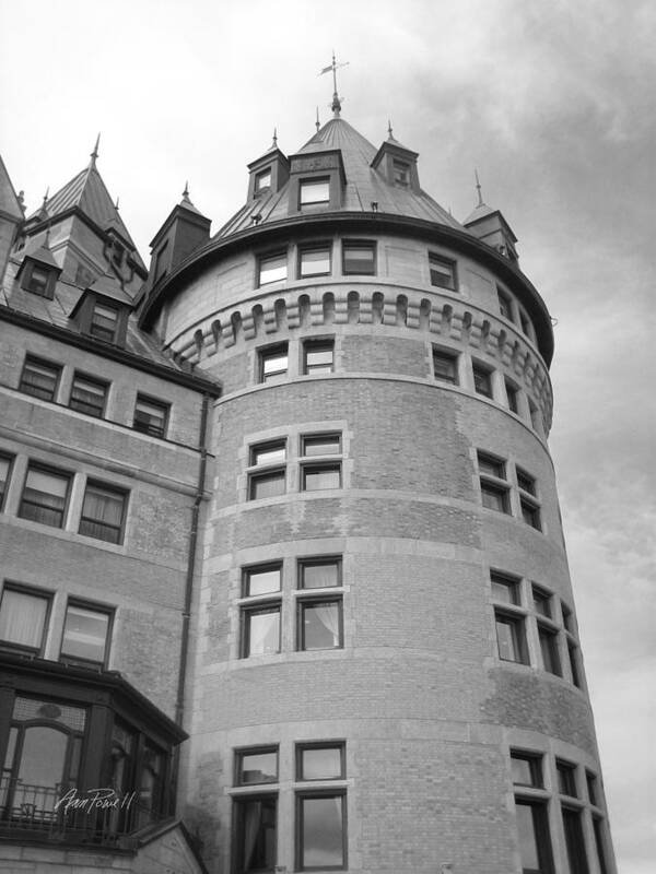 Frontenac Poster featuring the photograph Hotel Frontenac Quebec City by Ann Powell