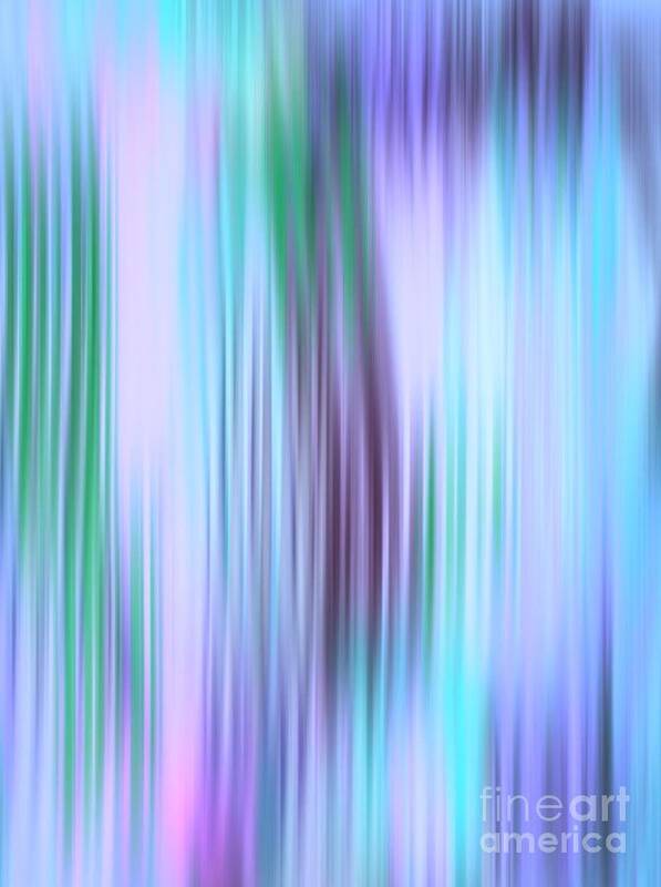 Digital Art Abstract Poster featuring the digital art Iced Abstract by Gayle Price Thomas