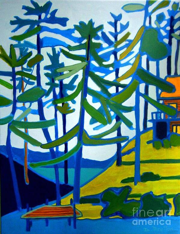 Landscape Poster featuring the painting Island Sonata by Debra Bretton Robinson