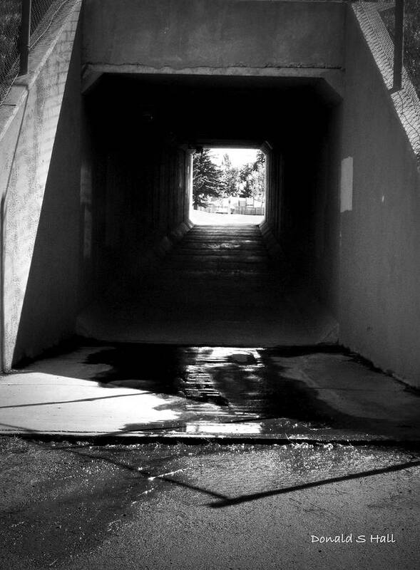 Lethbridge Poster featuring the photograph Lethbridge Underpass by Donald S Hall