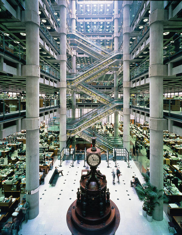 Building Poster featuring the photograph Lloyd's Building by Alex Bartel/science Photo Library