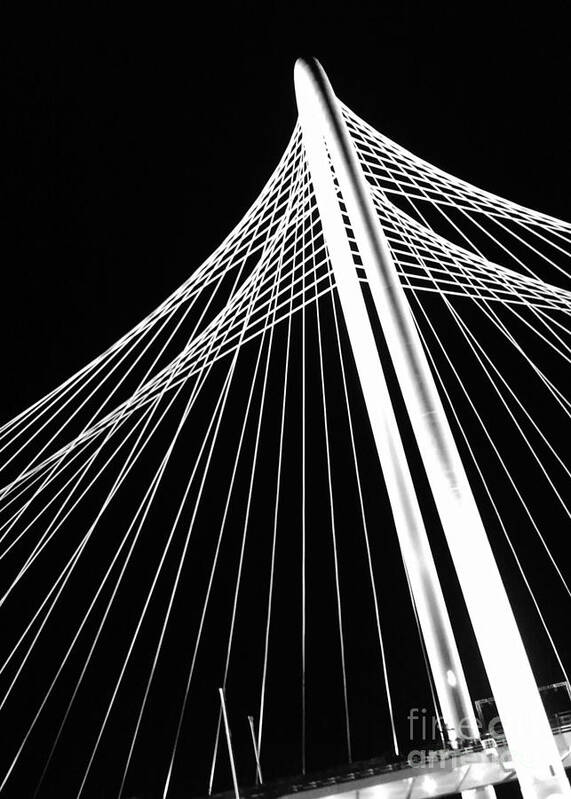 Margaret Hunt Hill Bridge Poster featuring the photograph Margaret Hunt Hill Bridge by Cheryl McClure