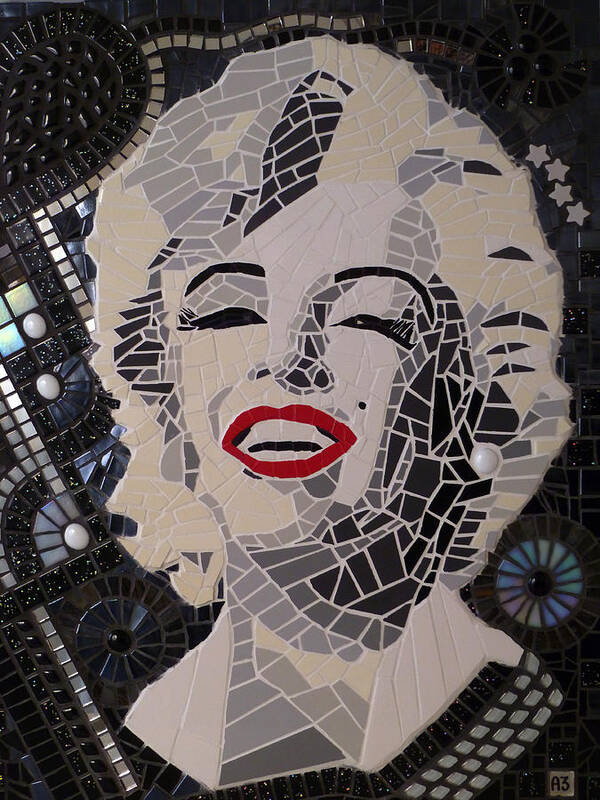 Marilyn Monroe Poster featuring the photograph Marilyn by Adriana Zoon