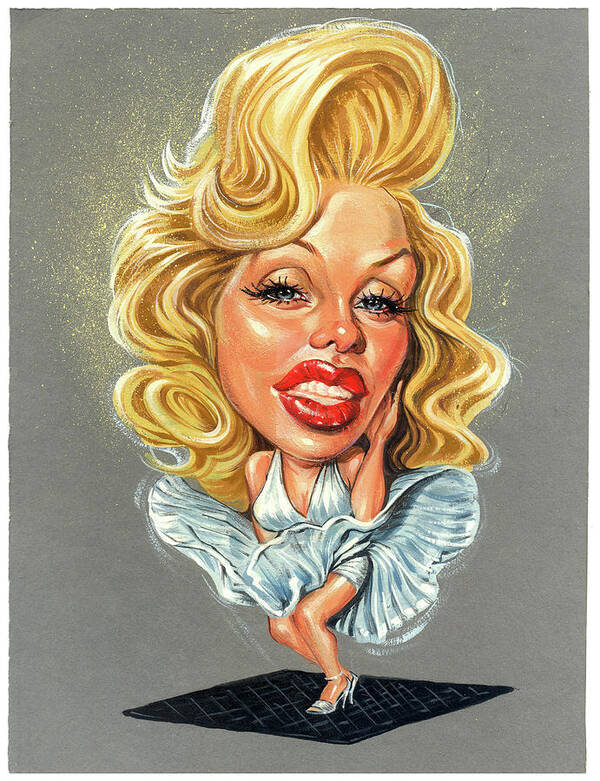 Marilyn Monroe Poster featuring the painting Marilyn Monroe by Art 