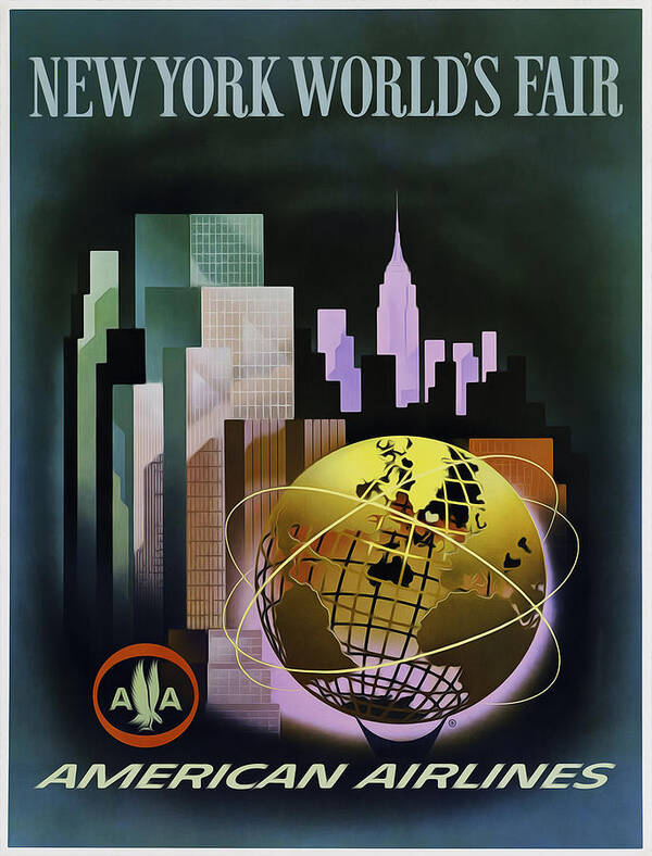 New York Poster featuring the photograph New York Worlds Fair by Mark Rogan