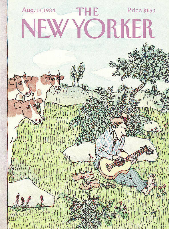 Leisure Poster featuring the painting New Yorker August 13th, 1984 by William Steig