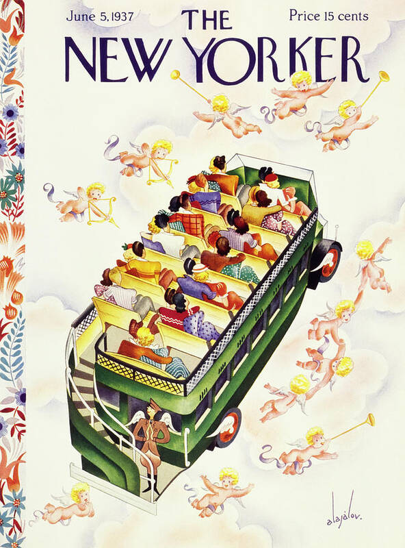 Wedding Season Poster featuring the painting New Yorker June 5 1937 by Constantin Alajalov