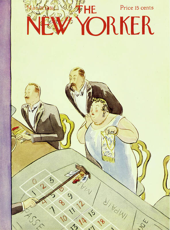 Illustration Poster featuring the painting New Yorker March 21 1931 by Helene E Hokinson