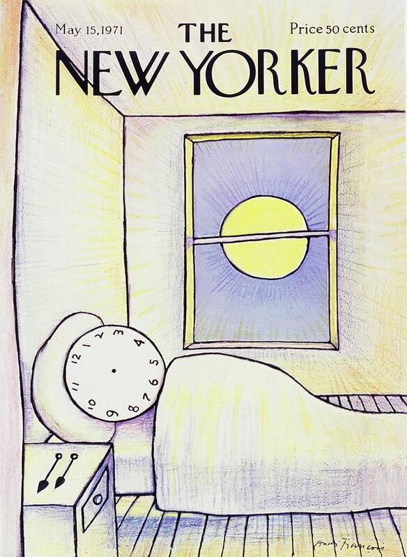 Illustration Poster featuring the painting New Yorker May 15th 1971 by Andre Francois