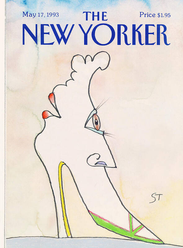 Saul Steinberg Poster featuring the painting New Yorker May 17th, 1993 by Saul Steinberg