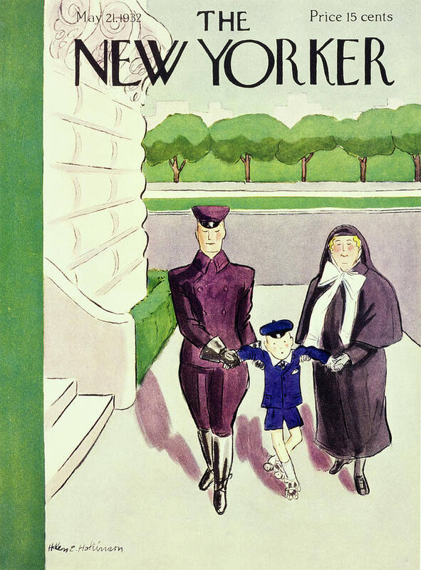Illustration Poster featuring the painting New Yorker May 21 1932 by Helene E Hokinson