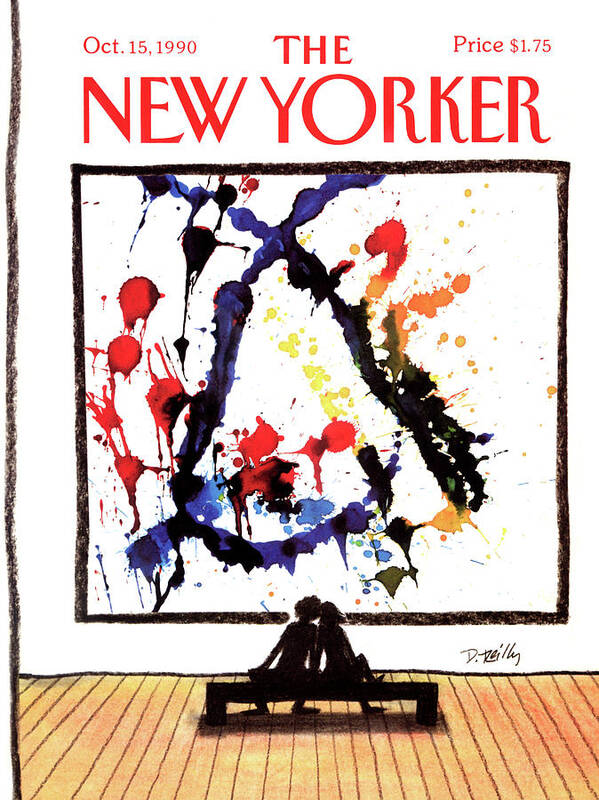 Art Poster featuring the painting New Yorker October 15th, 1990 by Donald Reilly