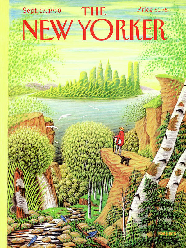 Animal Poster featuring the painting New Yorker September 17, 1990 by Bob Knox
