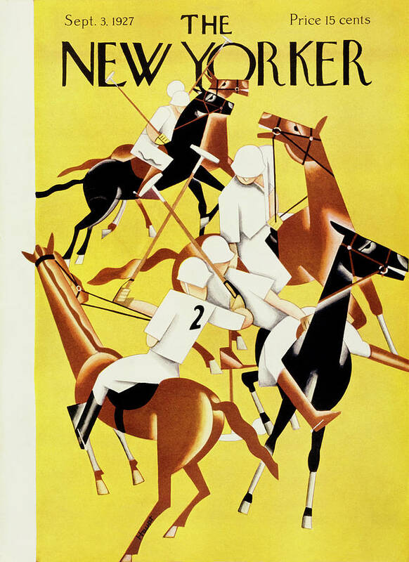 Illustration Poster featuring the painting New Yorker September 3, 1927 by Theodore G Haupt