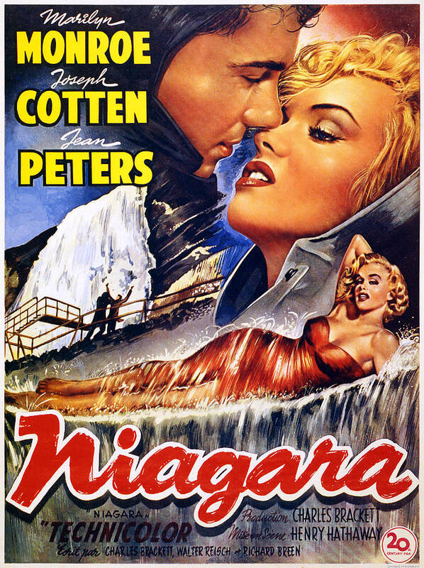Niagara Poster featuring the digital art Niagara by Georgia Clare