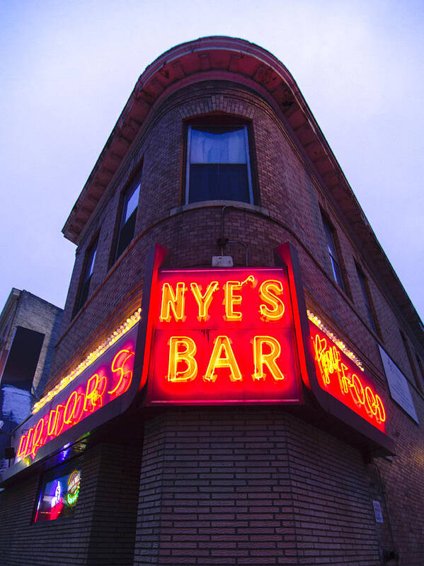 Nye's Poster featuring the photograph Nye's Bar by Day by Hermes Fine Art