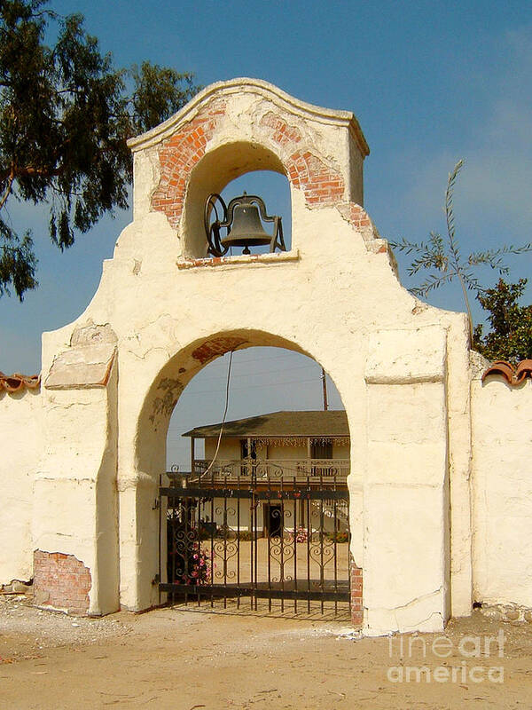 Olivas Poster featuring the photograph Olivas Adobe by Henrik Lehnerer