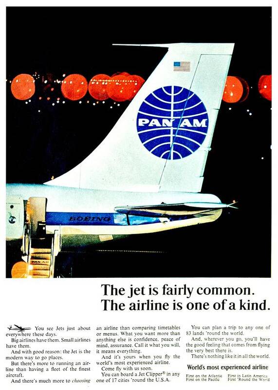 Pan Am Poster featuring the photograph One of a Kind by Benjamin Yeager