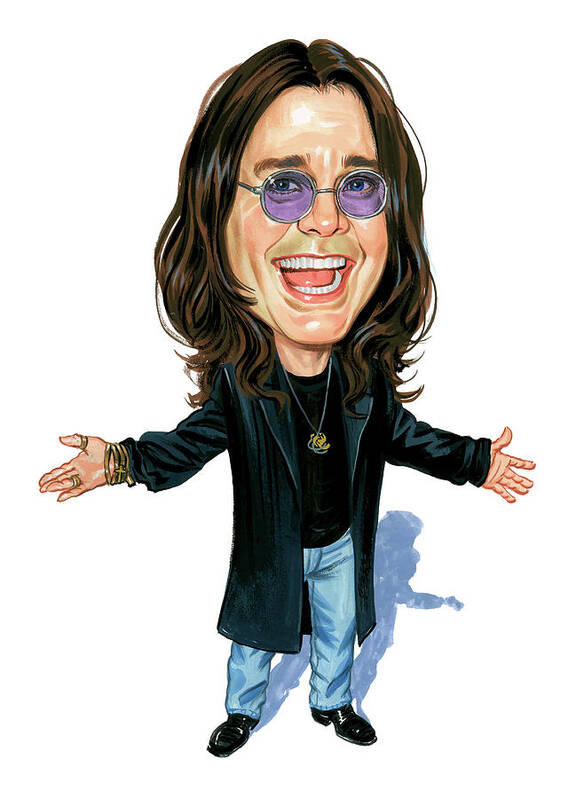 Ozzy Osbourne Poster featuring the painting Ozzy Osbourne by Art 