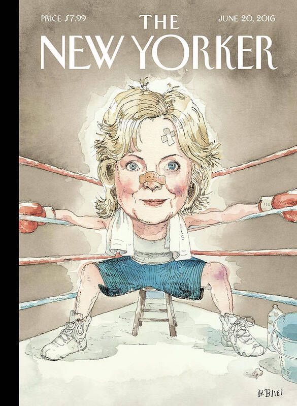 Hillary Clinton Poster featuring the painting Ready For A Fight by Barry Blitt