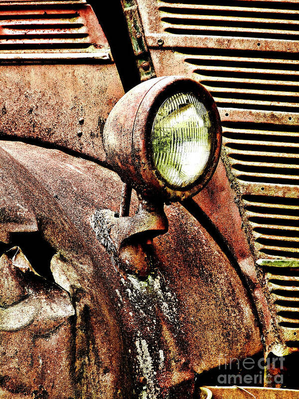 Old Truck Poster featuring the photograph Rusted by Ron Roberts