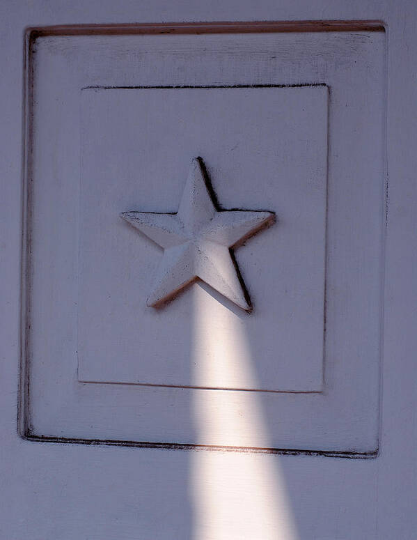 Star Poster featuring the photograph Santa Fe Star by Glory Ann Penington