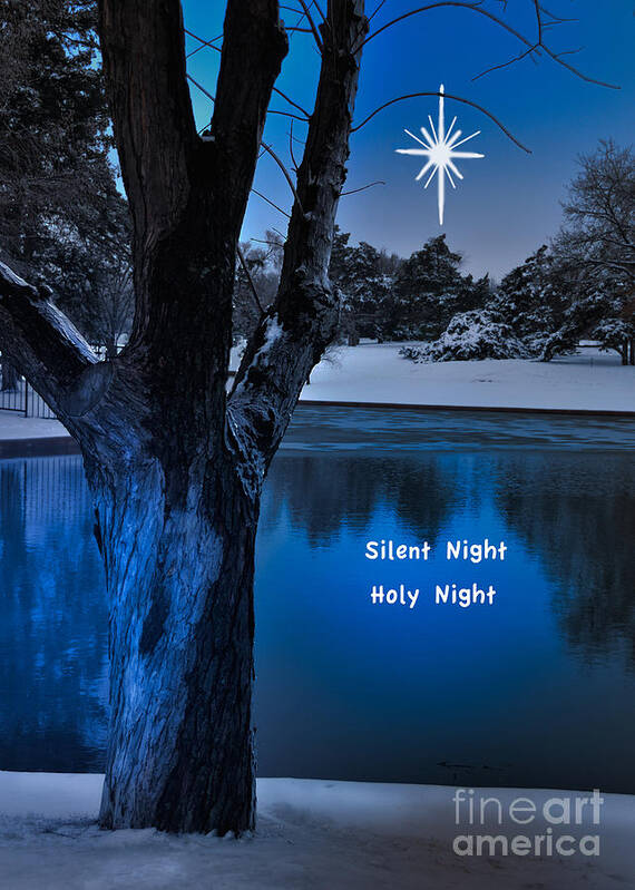 Landscape Poster featuring the photograph Silent Night by Betty LaRue