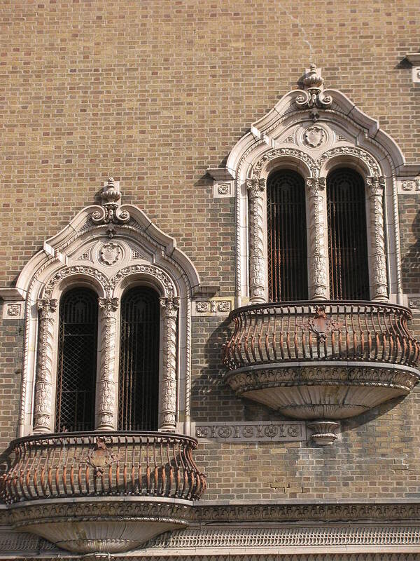 Spanish Windows Poster featuring the photograph Spanish Windows by Alfred Ng