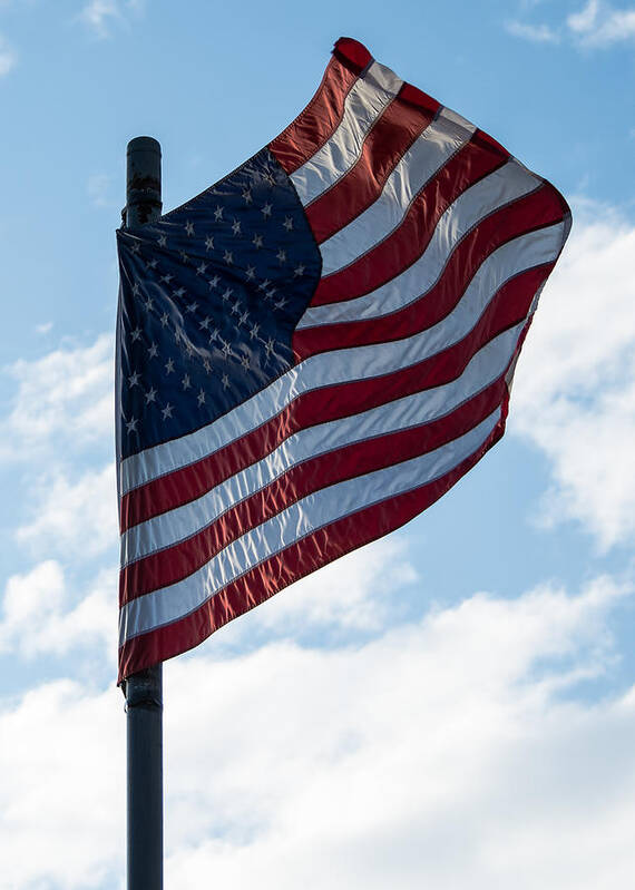 Flag Poster featuring the photograph Stars and Stripes by Holden The Moment