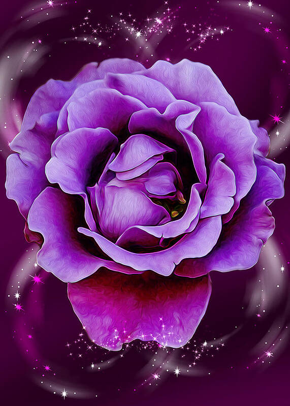 Rose Poster featuring the photograph Strength From Beauty by Bill and Linda Tiepelman
