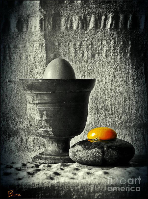 Egg Poster featuring the photograph The Church by Binka Kirova