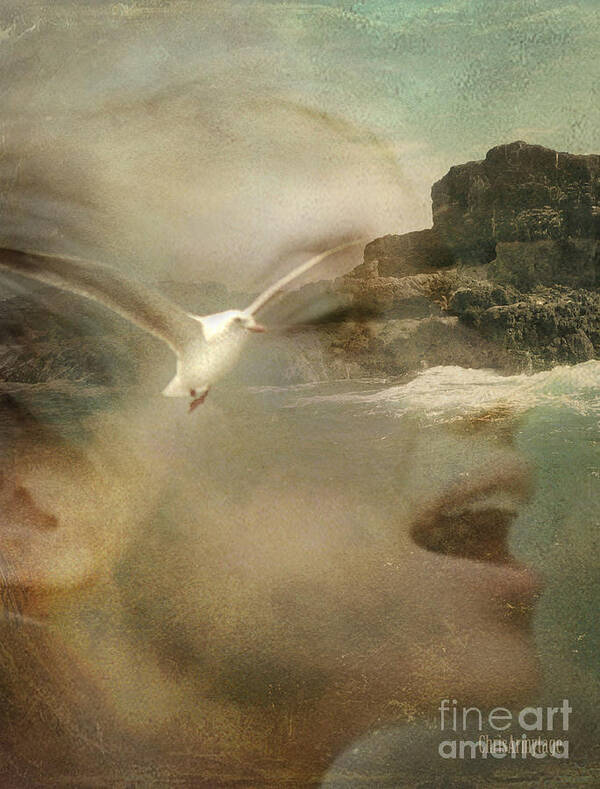 Composite Poster featuring the digital art The Sea Spirit by Chris Armytage