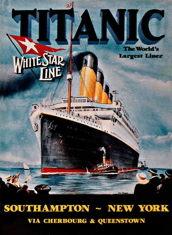 Titanic Poster featuring the photograph Titanic - Unthinkable by Richard Reeve