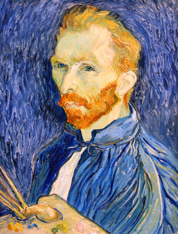 Vincent Van Gogh Poster featuring the photograph Van Gogh On Van Gogh by Cora Wandel