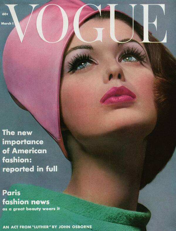 Accessories Poster featuring the photograph Vogue Cover Of Dorothy Mcgowan by Bert Stern