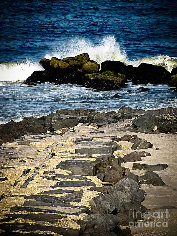 Jetties Poster featuring the photograph West End Jetties by Colleen Kammerer