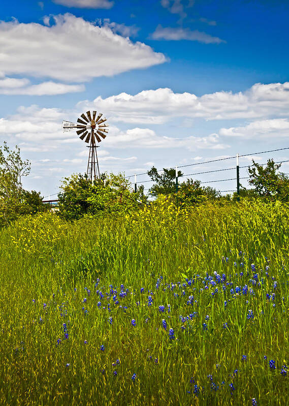 Windmill Poster featuring the photograph Windmill by Mark Alder