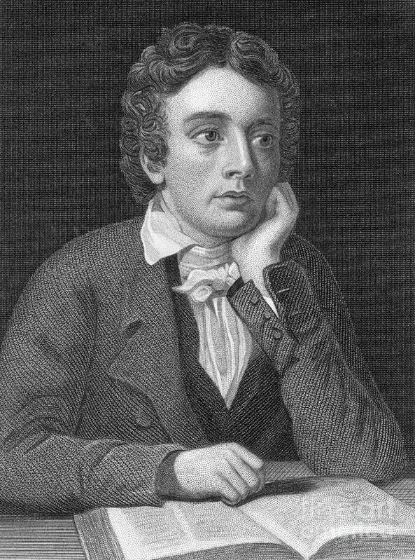 History Poster featuring the photograph John Keats, English Romantic Poet #1 by Photo Researchers