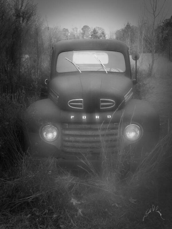 Old Cars Poster featuring the photograph Old Ford #1 by T Cairns