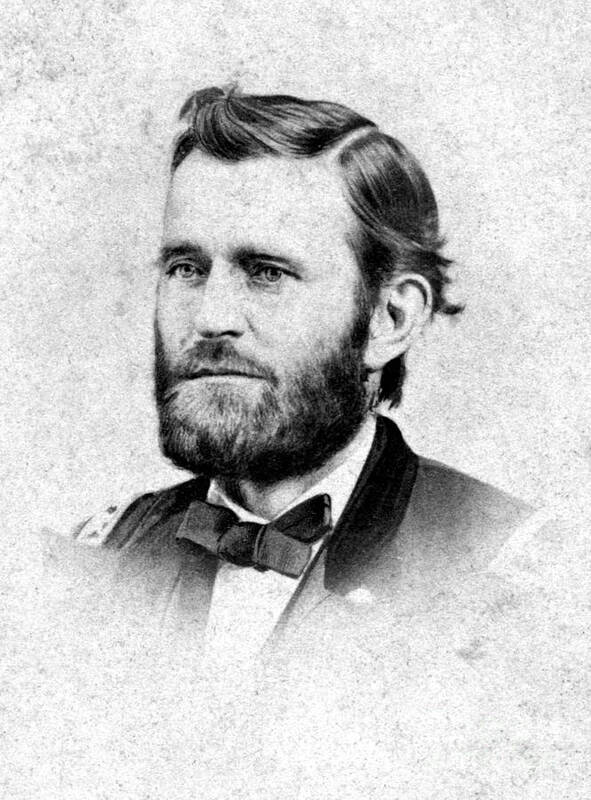 History Poster featuring the photograph Ulysses S. Grant, 18th American #1 by Photo Researchers